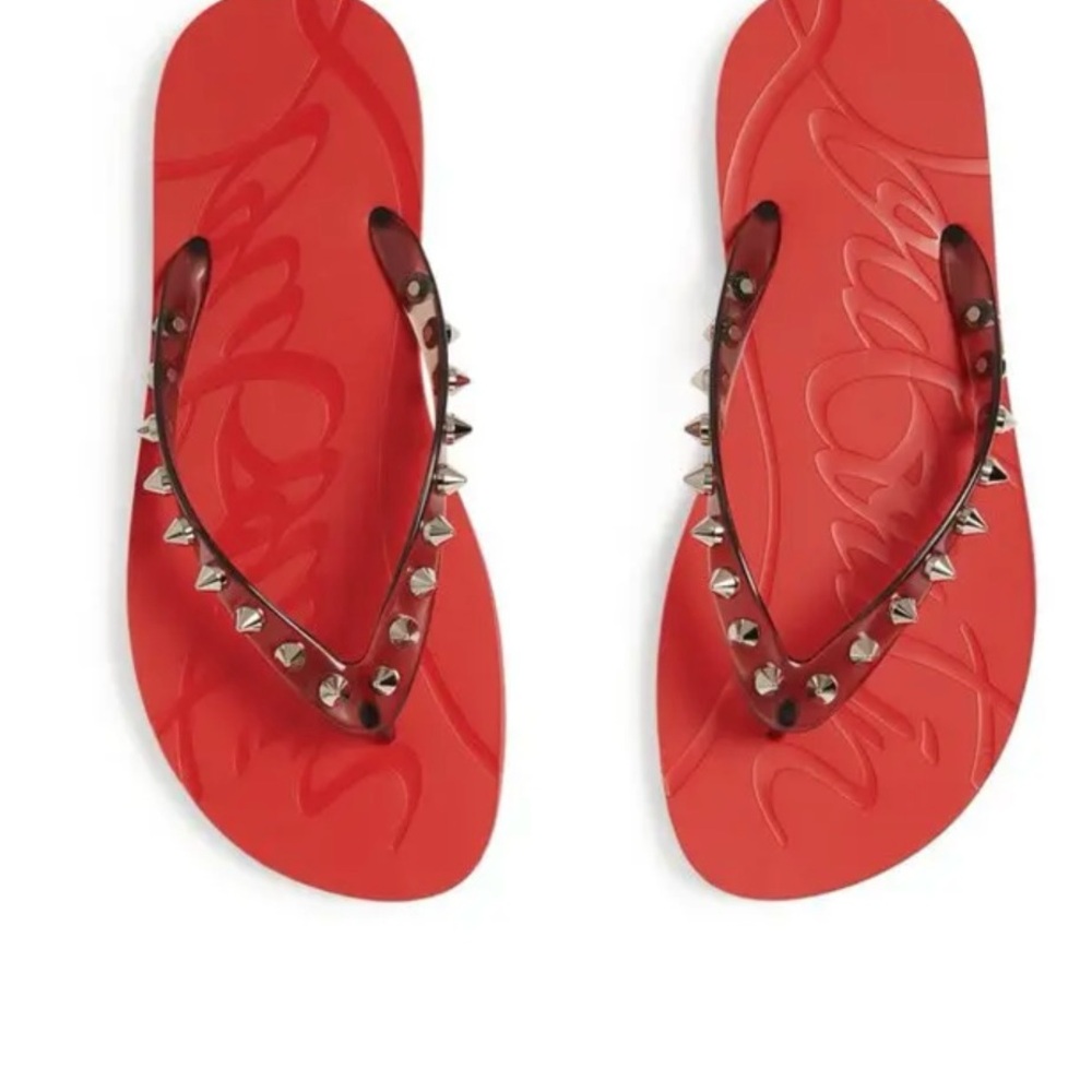 Christian Louboutin Loubi Flip Flop